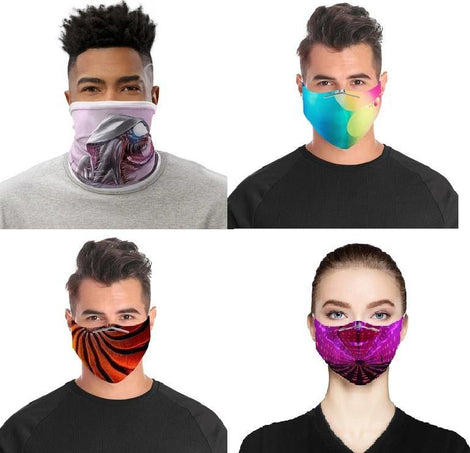 High Fashion Face Masks and Neck Gaitors