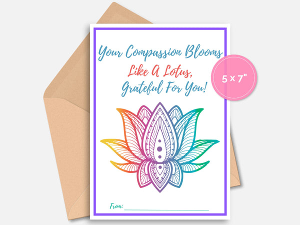 Show Some Love to Nurses & Teachers with Instant Download Thank You Gift Card Holder