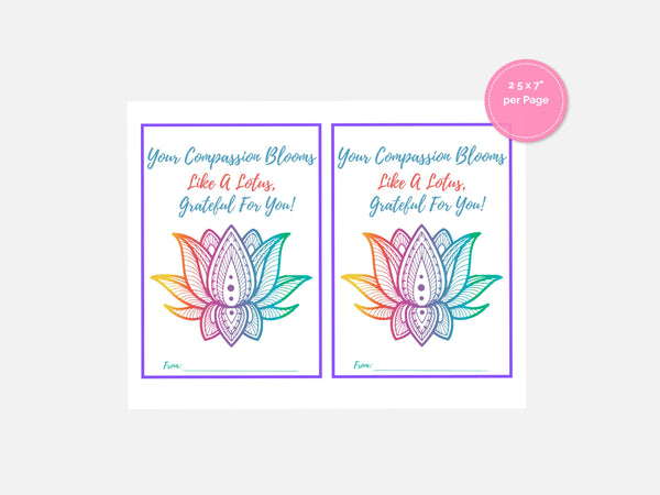 Show Some Love to Nurses & Teachers with Instant Download Thank You Gift Card Holder