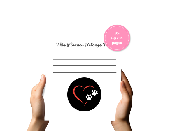 Paws & Whiskers Journal, Medical Pet Planner, A Pet Health and Activity Log, Healthy Pet Tracker, Pet Family Journal, Dog, Cat Health Logs