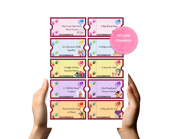 Grandparents Gift Set: Heartfelt Poem + Exclusive Coupon Coloring Bundle, Digital Grandparents Day Poem with Special Coupons, Coloring Pages