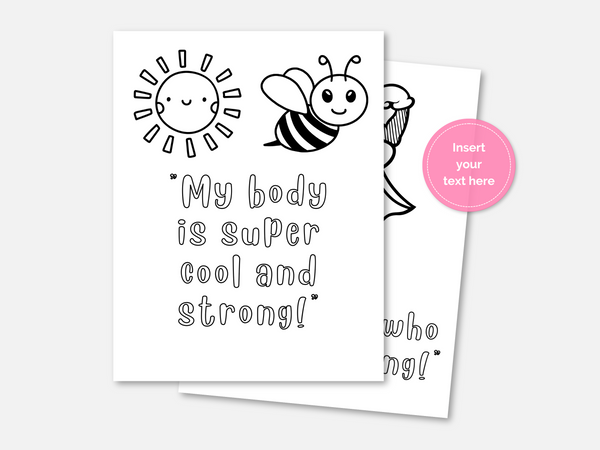 I Am Magic – Positive Pages for Kids, Motivational Coloring for Children, Positive Affirmations for Kids, Healthy Minds, Self-Love Quotes