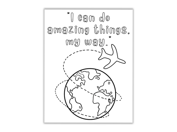 I Am Magic – Positive Pages for Kids, Motivational Coloring for Children, Positive Affirmations for Kids, Healthy Minds, Self-Love Quotes