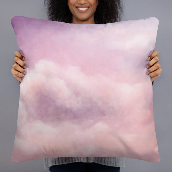 Soft Luxury Pink Clouds Premium Pillow - Onley Dreams Infinity