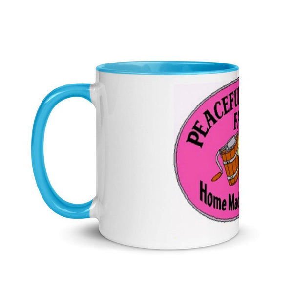 Peaceful Meadows Ice Cream BEST ICE CREAM in Massachusetts Mug with Color Inside - Onley Dreams Infinity