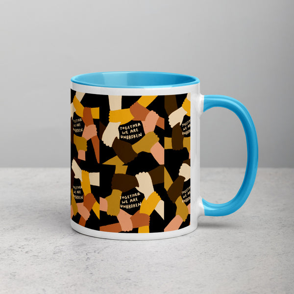 Together We are Unbroken Mug with Color Inside - Onley Dreams Infinity