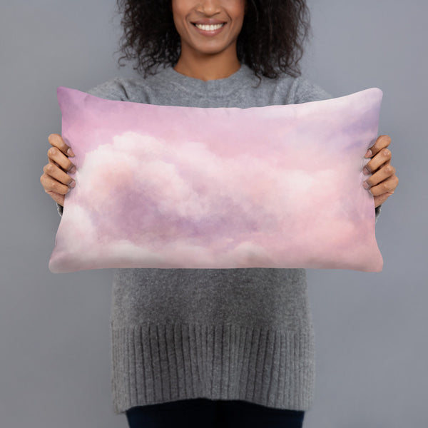 Soft Luxury Pink Clouds Premium Pillow - Onley Dreams Infinity